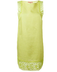 gelbgrünes gerade geschnittenes Kleid aus Häkel von Ermanno Scervino