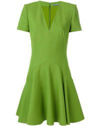 gelbgrünes Kleid von Alexander McQueen