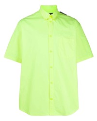 gelbgrünes Kurzarmhemd von Balenciaga
