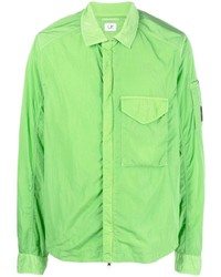 gelbgrünes Langarmhemd von C.P. Company