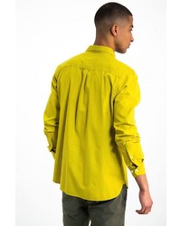 gelbgrünes Langarmhemd von GARCIA