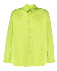 gelbgrünes Langarmhemd von Martine Rose