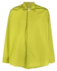 gelbgrünes Langarmhemd von Sunnei
