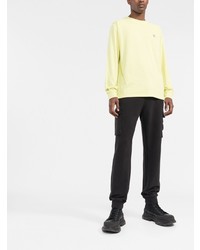 gelbgrünes Langarmshirt von Stone Island