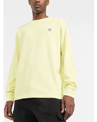 gelbgrünes Langarmshirt von Stone Island