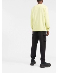 gelbgrünes Langarmshirt von Stone Island