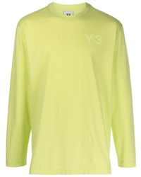 gelbgrünes Langarmshirt von Y-3