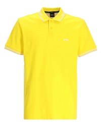 gelbgrünes Polohemd von BOSS