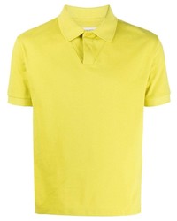 gelbgrünes Polohemd von Bottega Veneta