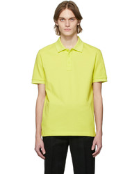 gelbgrünes Polohemd von Bottega Veneta