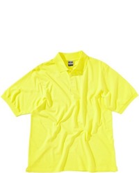 gelbgrünes Polohemd von James & Nicholson