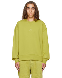 gelbgrünes Sweatshirt von A-Cold-Wall*