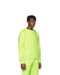 gelbgrünes Sweatshirt von Off-White