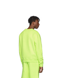 gelbgrünes Sweatshirt von Off-White