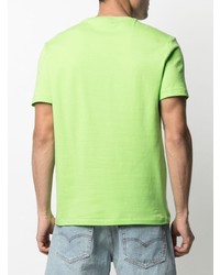 gelbgrünes T-Shirt mit einem Rundhalsausschnitt von Polo Ralph Lauren