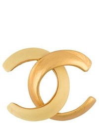 goldene Anstecknadel von Chanel