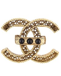 goldene Anstecknadel von Chanel