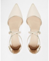 goldene Ballerinas von Asos