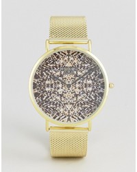 goldene bedruckte Uhr von Reclaimed Vintage