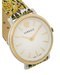goldene bedruckte Uhr von Versace