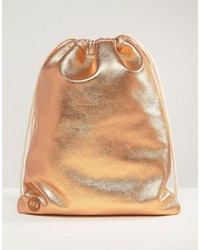 goldene bedruckte Wildledertaschen von Mi-pac