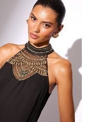 goldene Bluse von Lipsy