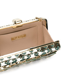 goldene Clutch mit Sternenmuster von Elie Saab