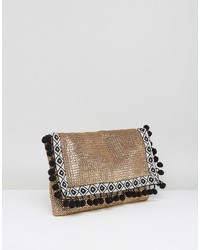 goldene Clutch von Asos