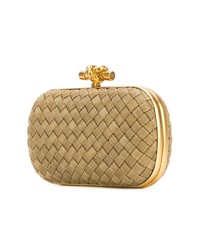 goldene Clutch von Bottega Veneta