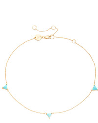 goldene enge Halskette aus Spitze von Jennifer Zeuner Jewelry