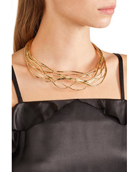 goldene enge Halskette von Aurelie Bidermann