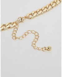 goldene enge Halskette von Asos