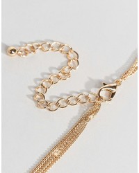 goldene enge Halskette von Asos