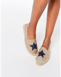 goldene Espadrilles von Asos