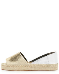 goldene Espadrilles von Rebecca Minkoff