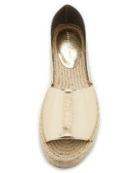 goldene Espadrilles von Rebecca Minkoff