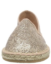 goldene Espadrilles von s.Oliver