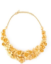 goldene Halskette mit Blumenmuster von Valentino