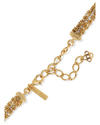 goldene Halskette von Oscar de la Renta