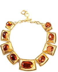 goldene Halskette von Saint Laurent