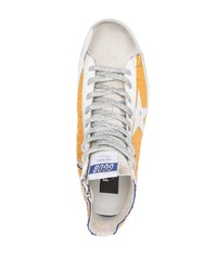 goldene hohe Sneakers aus Leder von Golden Goose