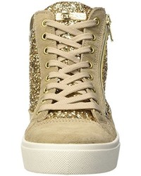 goldene hohe Sneakers von GUESS