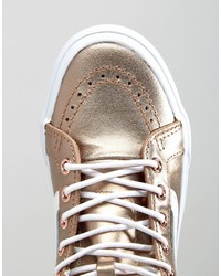 goldene hohe Sneakers von Vans