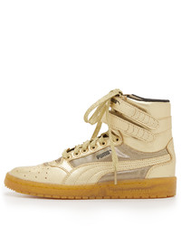 goldene hohe Sneakers von Puma