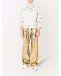 goldene Jeans von Dolce & Gabbana