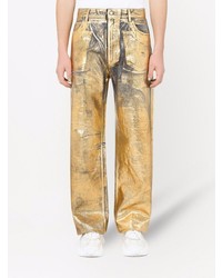 goldene Jeans von Dolce & Gabbana