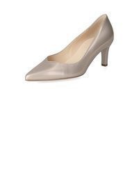 goldene Keilpumps aus Leder von Högl
