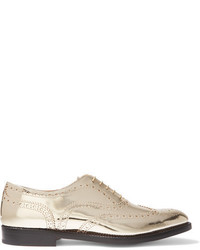 goldene Leder Brogues von Church's