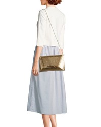 goldene Leder Clutch von Buffalo