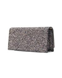 goldene Leder Clutch von Jimmy Choo